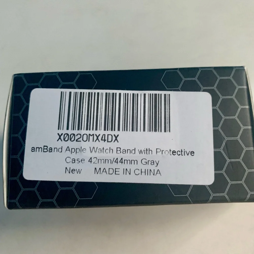 Amband Watch Band Compatible With Apple Watch 42mm/44mm Gray New in Box